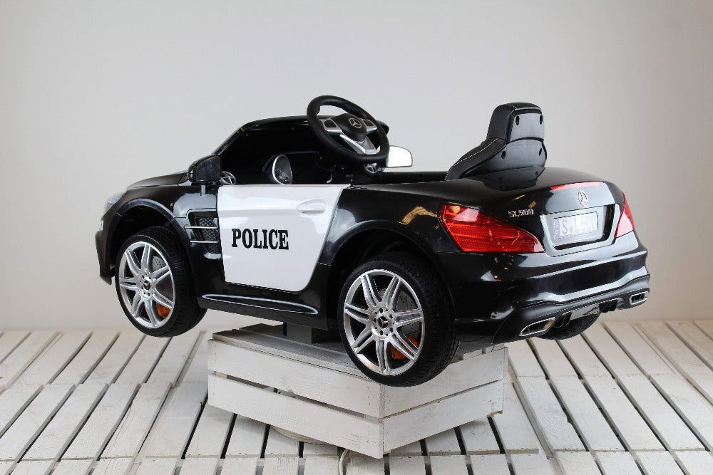 Elektrische kinderauto Mercedes SL500 Politie uitvoering - RideCars