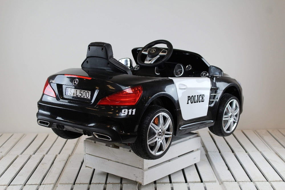 Elektrische kinderauto Mercedes SL500 Politie uitvoering - RideCars