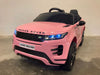 Elektrische kinderauto Range Rover Evoque 4x4 roze - RideCars