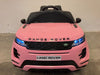 Elektrische kinderauto Range Rover Evoque 4x4 roze - RideCars