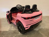 Elektrische kinderauto Range Rover Evoque 4x4 roze - RideCars