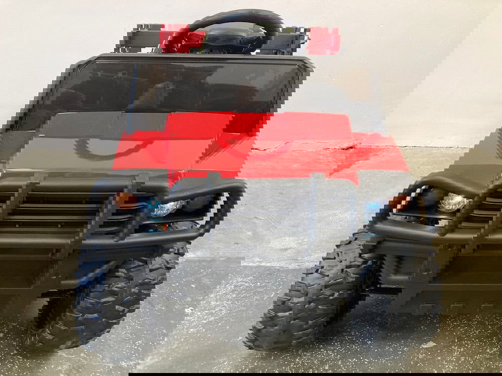 Elektrische kinderjeep transporter rood 12 volt - RideCars