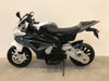 Elektrische kindermotor BMW S1000 12 volt grijs - RideCars