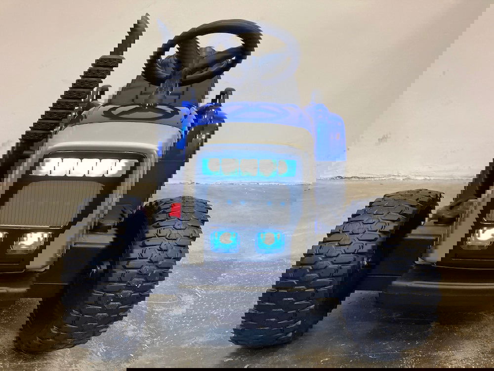 Elektrische kindertractor met aanhanger 12 volt blauw - RideCars