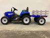 Elektrische kindertractor met aanhanger 12 volt blauw - RideCars