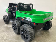 Farmer truck elektrische kinderauto 6 wielen 4x4 - twee persoons