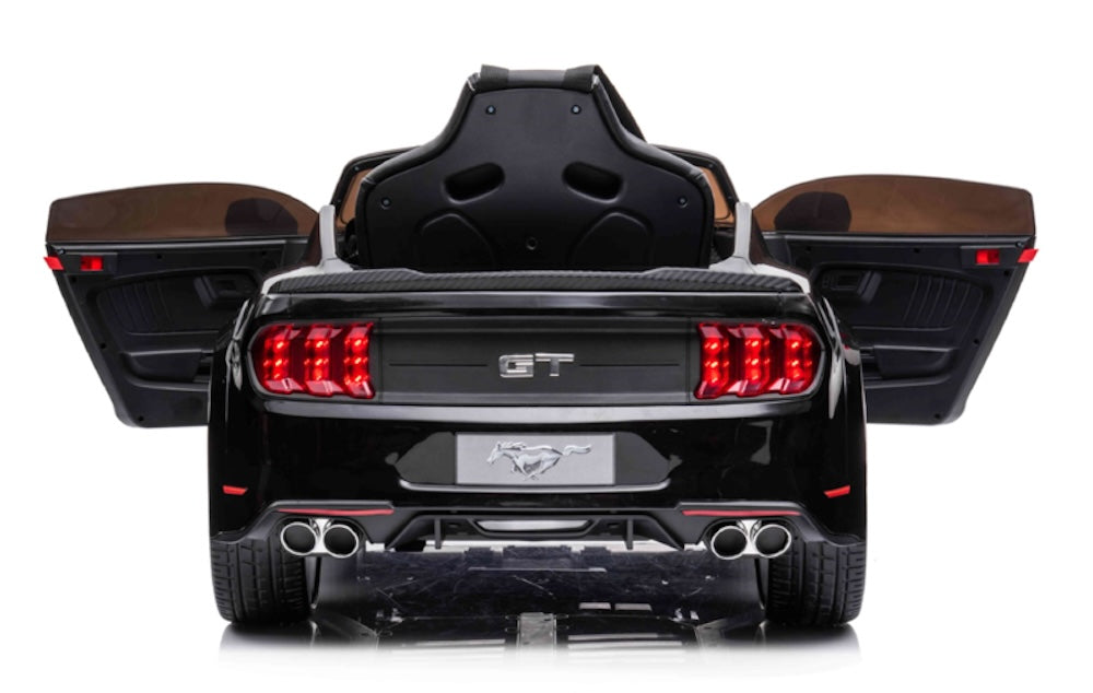 Ford Mustang Gt-500 | elektrische kinderauto 24V MP4 Full Options zwart