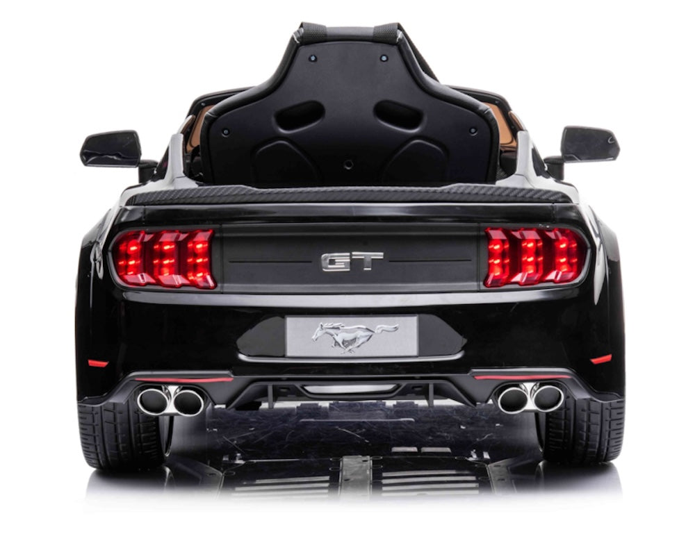 Ford Mustang Gt-500 | elektrische kinderauto 24V MP4 Full Options zwart
