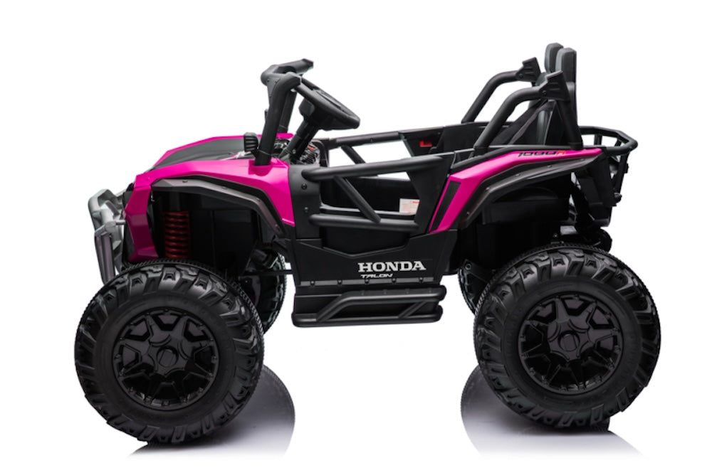 Honda Talon UTV | twee persoons elektrische kinder buggy 24V 4WD high speed roze