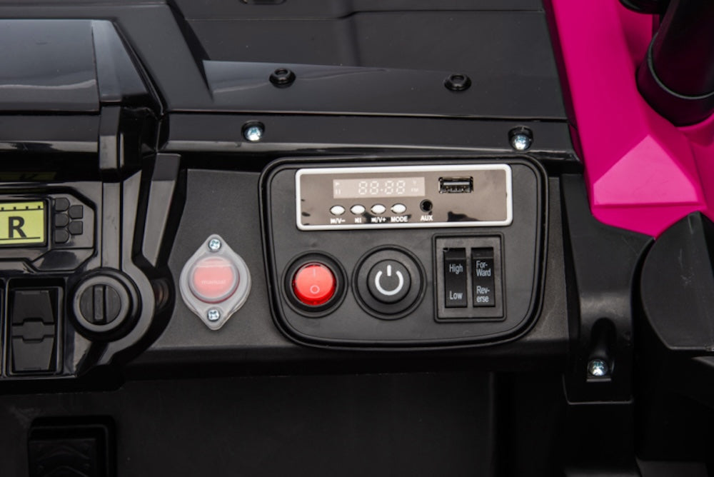 Honda Talon UTV | twee persoons elektrische kinder buggy 24V 4WD high speed roze