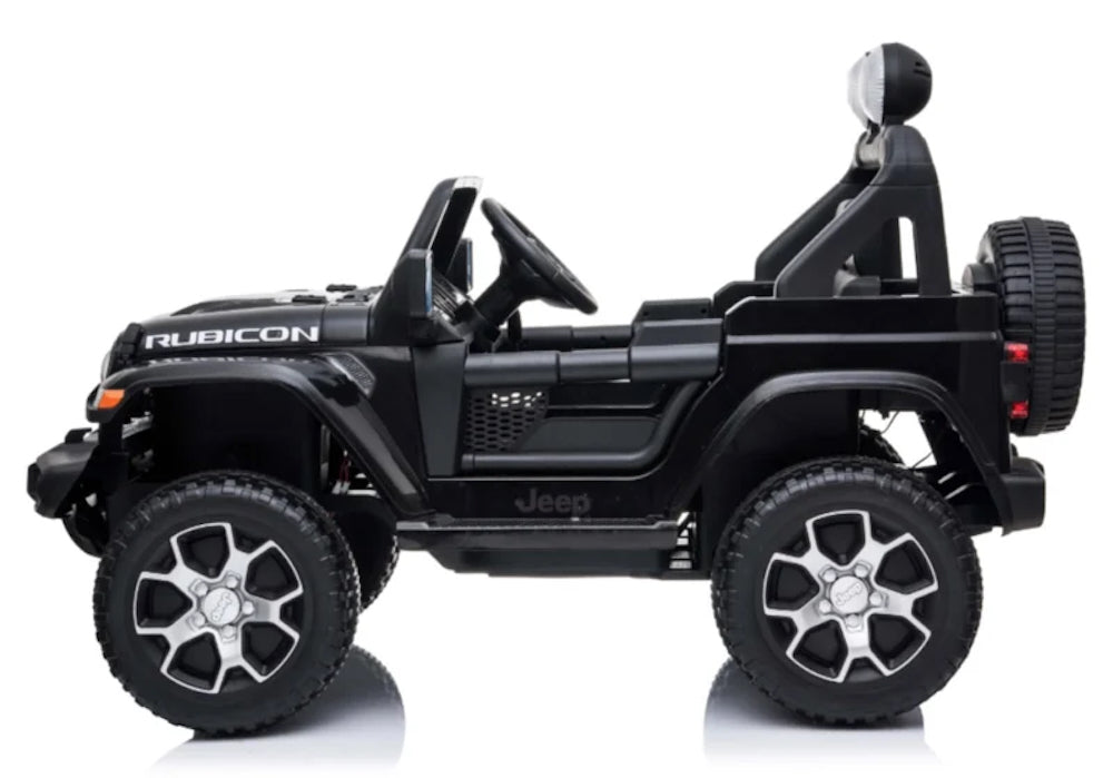 Jeep Wrangler Rubicon | Kinderauto 12V MP4 zwart