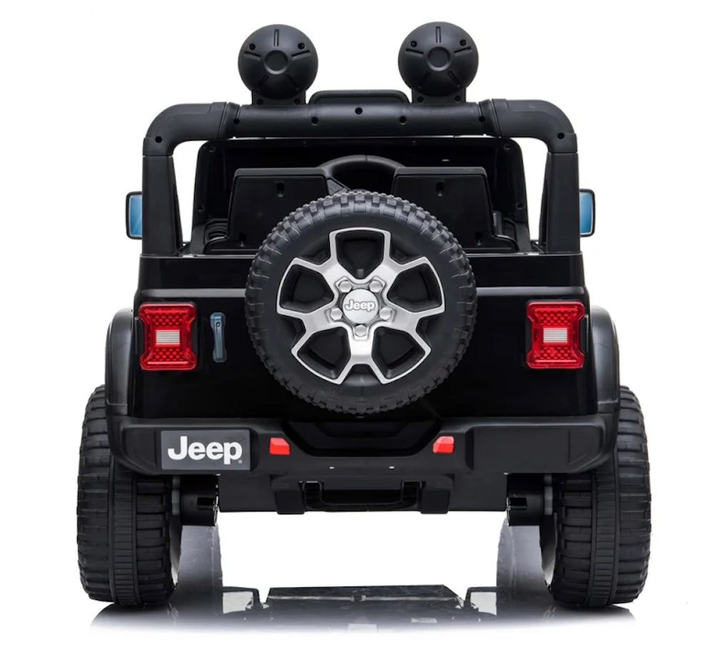 Jeep Wrangler Rubicon | Kinderauto 12V MP4 zwart