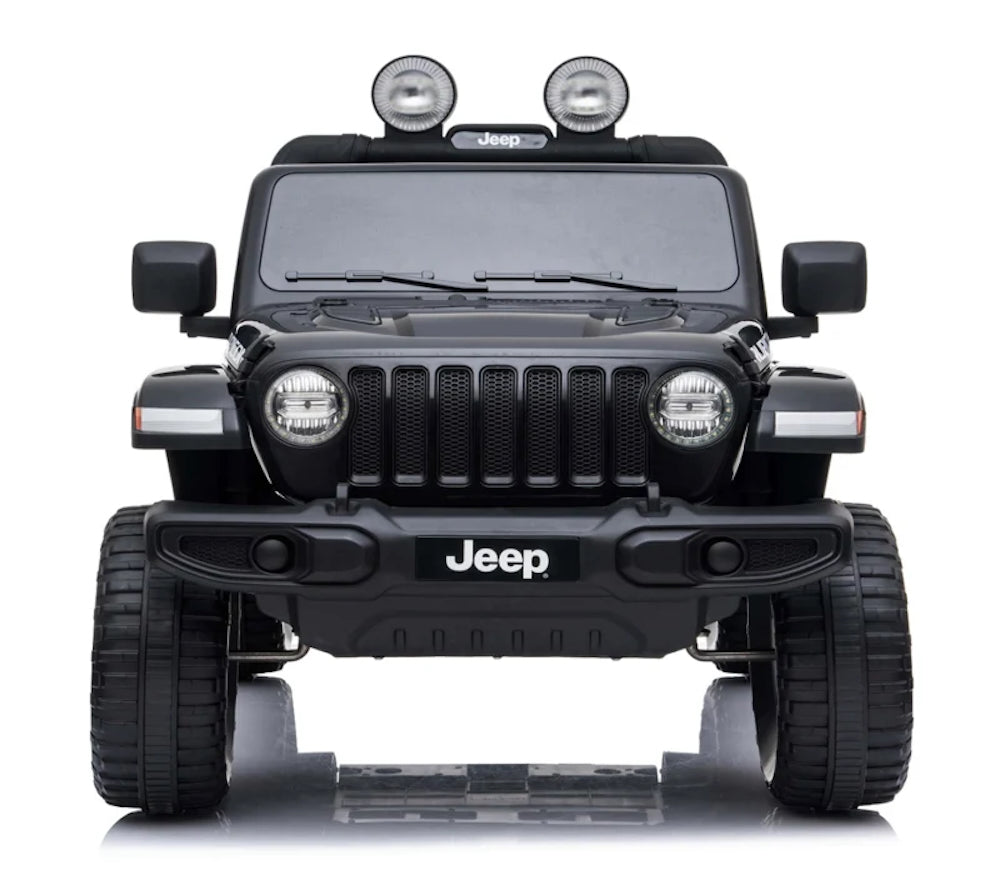 Jeep Wrangler Rubicon | Kinderauto 12V MP4 zwart