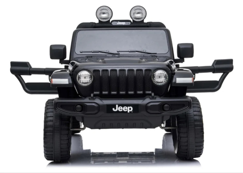 Jeep Wrangler Rubicon | Kinderauto 12V MP4 zwart