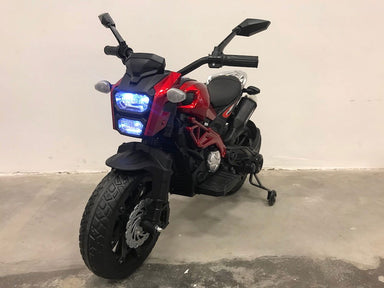 KINDERMOTOR ELEKTRISCH GROM 12 VOLT METALLIC ROOD - RideCars