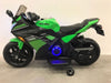 KINDER MOTOR ELEKTRISCH NINJA 12 VOLT GROEN - RideCars