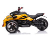 Kinder Trike | elektrische kindermotor Spyder 24V geel + RC