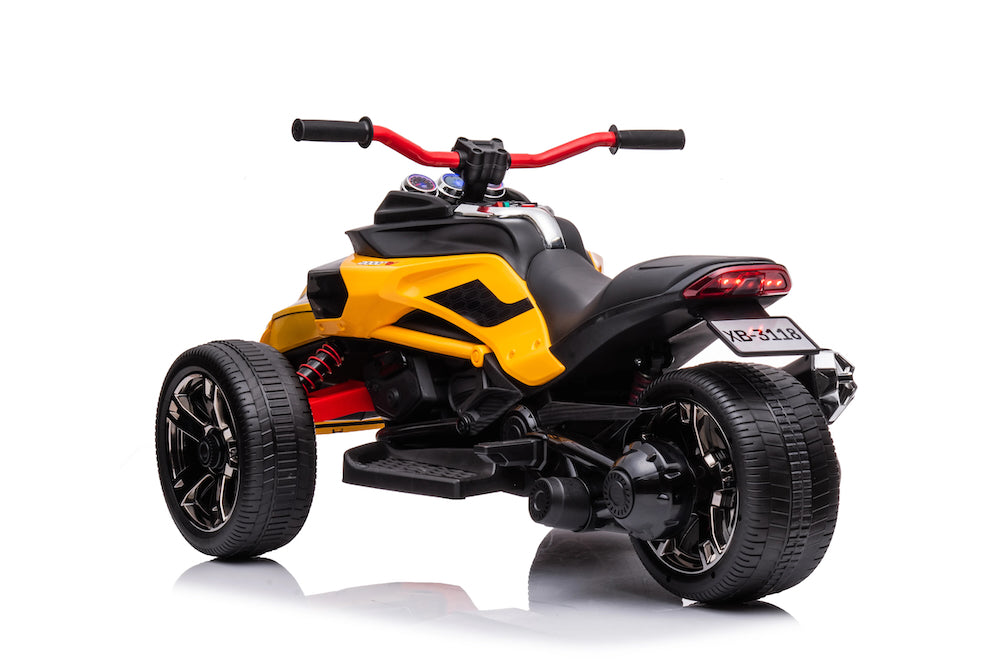 Kinder Trike | elektrische kindermotor Spyder 24V geel + RC