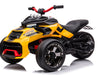 Kinder Trike | elektrische kindermotor Spyder 24V geel + RC