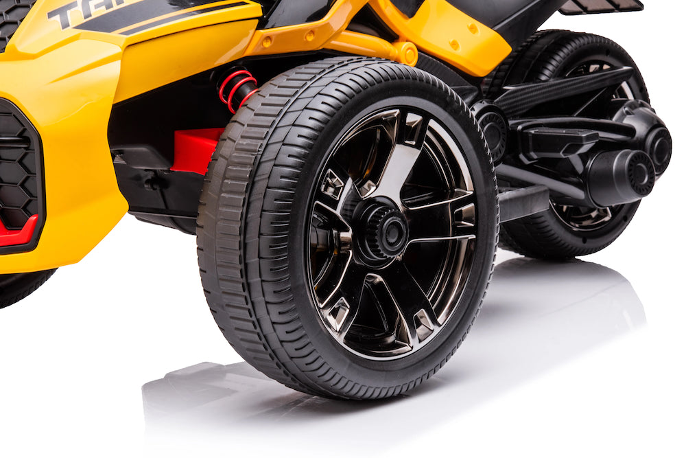 Kinder Trike | elektrische kindermotor Spyder 24V geel + RC