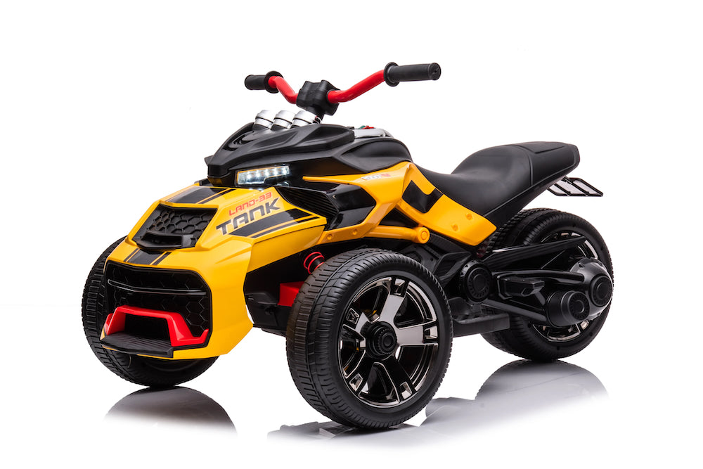 Kinder Trike | elektrische kindermotor Spyder 24V geel + RC