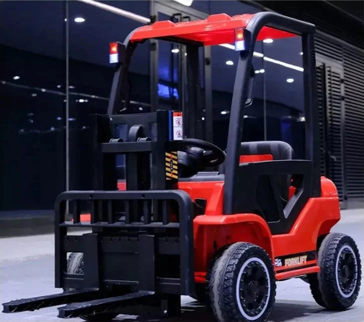 Kinder heftruck 12V | Vorklift voor kinderen rood