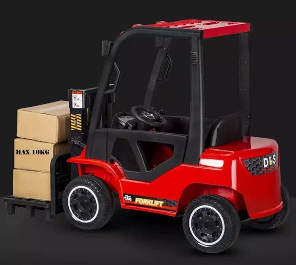 Kinder heftruck 12V | Vorklift voor kinderen rood