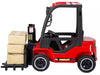 Kinder heftruck 12V | Vorklift voor kinderen rood