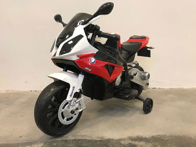 Kinder motor elektrisch BMW S1000 12 volt rood - RideCars