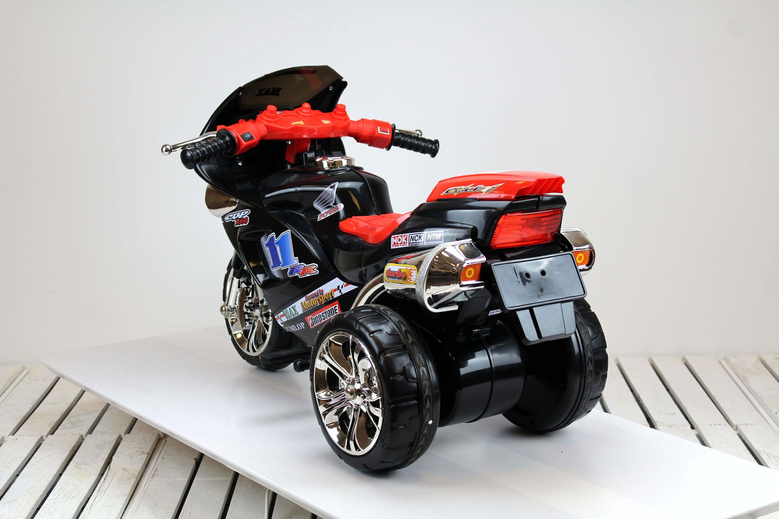 Kinder motor zwart 6 volt - RideCars