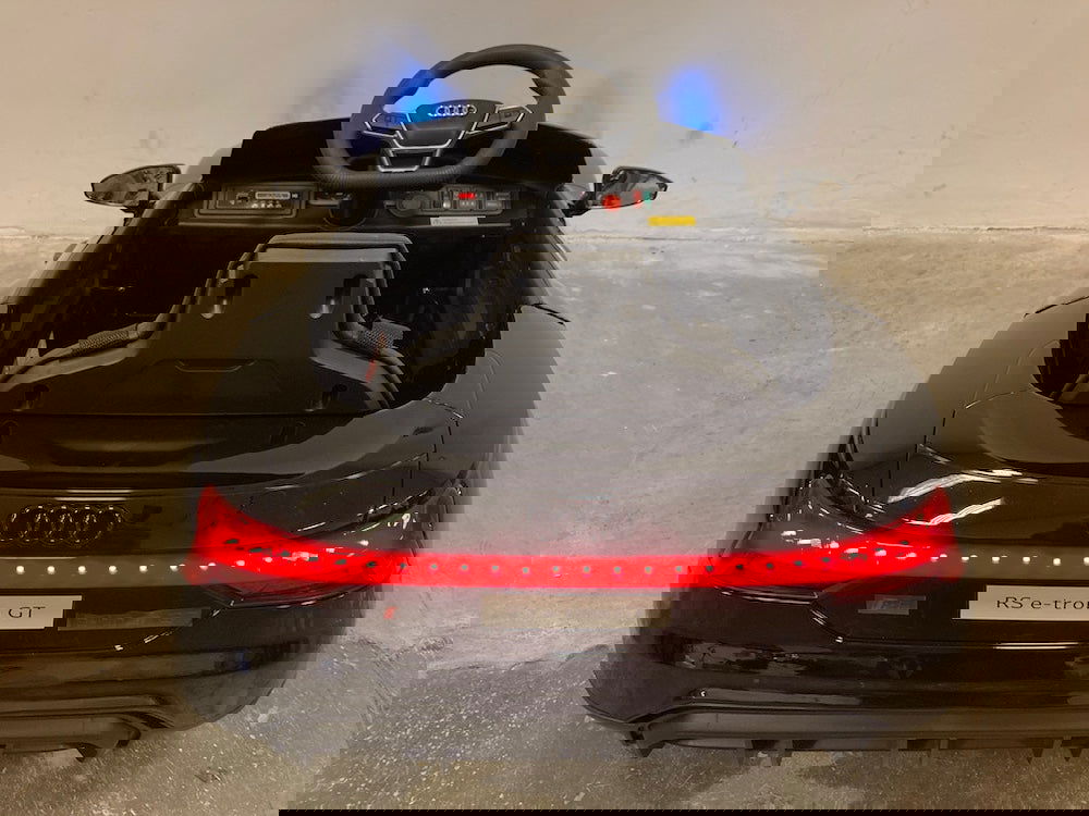 Kinderauto Audi E-tron GT zwart 12 volt 4x4 - RideCars