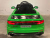Kinderauto Audi Q8 groen 12 volt softstart - RideCars