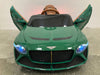 Kinderauto Bentley Bacalar groen 12 volt - RideCars