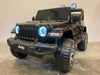 Kinderauto Jeep Wrangler 4x4 12 volt accu zwart metallic - RideCars