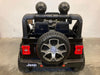 Kinderauto Jeep Wrangler 4x4 12 volt accu zwart metallic - RideCars