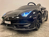 Kinderauto Lamborghini Aventador zwart twee persoons 24 volt drift - RideCars