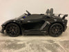 Kinderauto Lamborghini Aventador zwart twee persoons 24 volt drift - RideCars