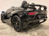 Kinderauto Lamborghini Aventador zwart twee persoons 24 volt drift - RideCars
