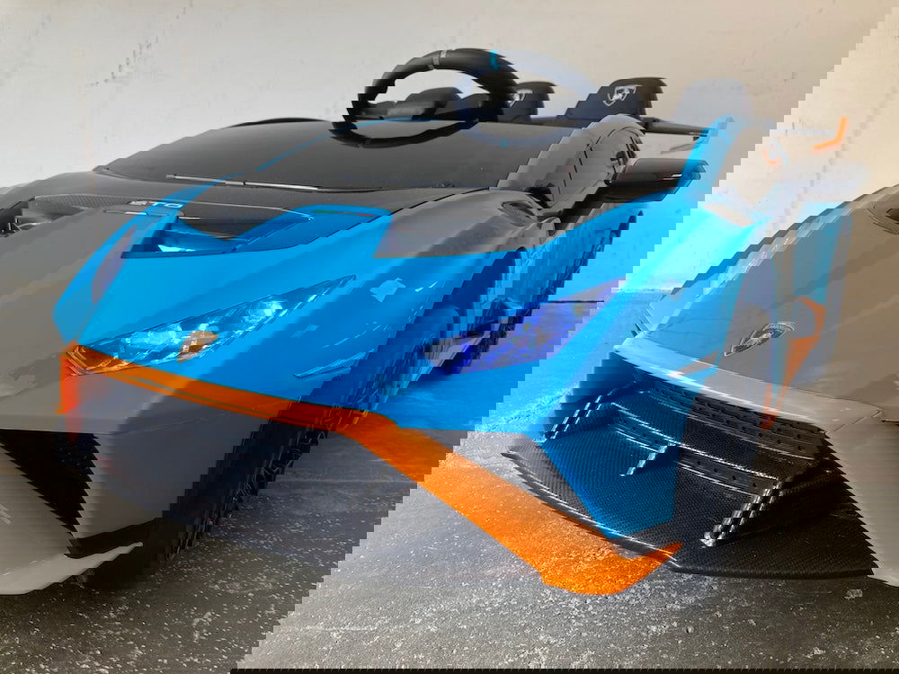 Kinderauto Lamborghini Huracan STO drift blauw - RideCars