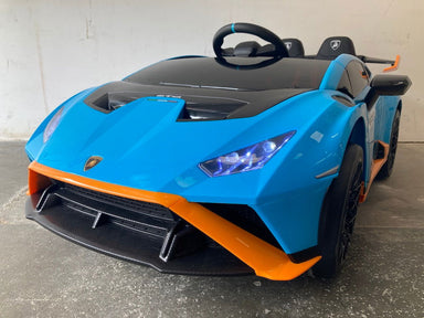 Kinderauto Lamborghini Huracan STO drift blauw - RideCars