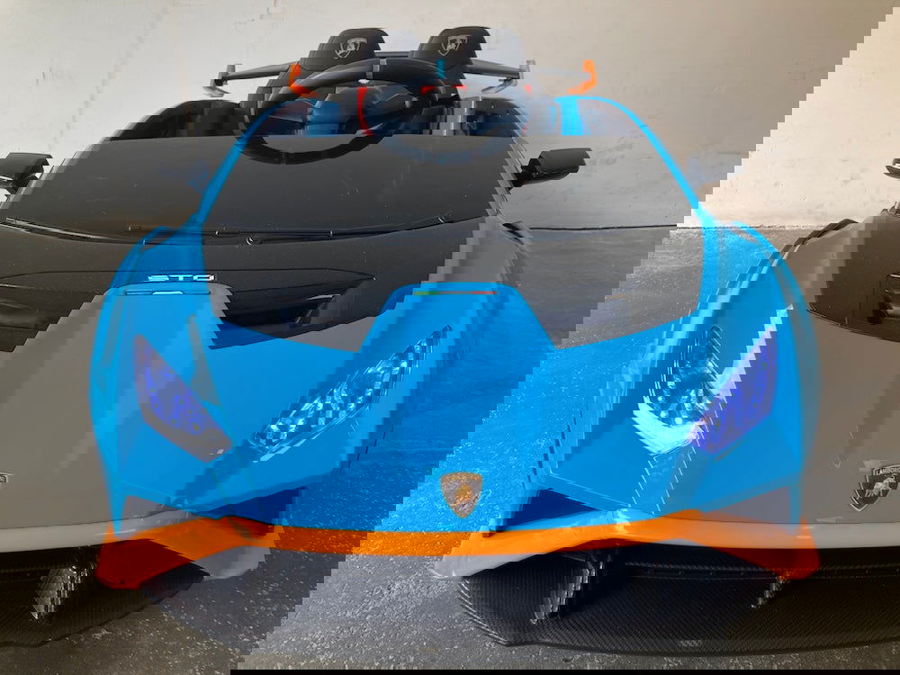 Kinderauto Lamborghini Huracan STO drift blauw - RideCars