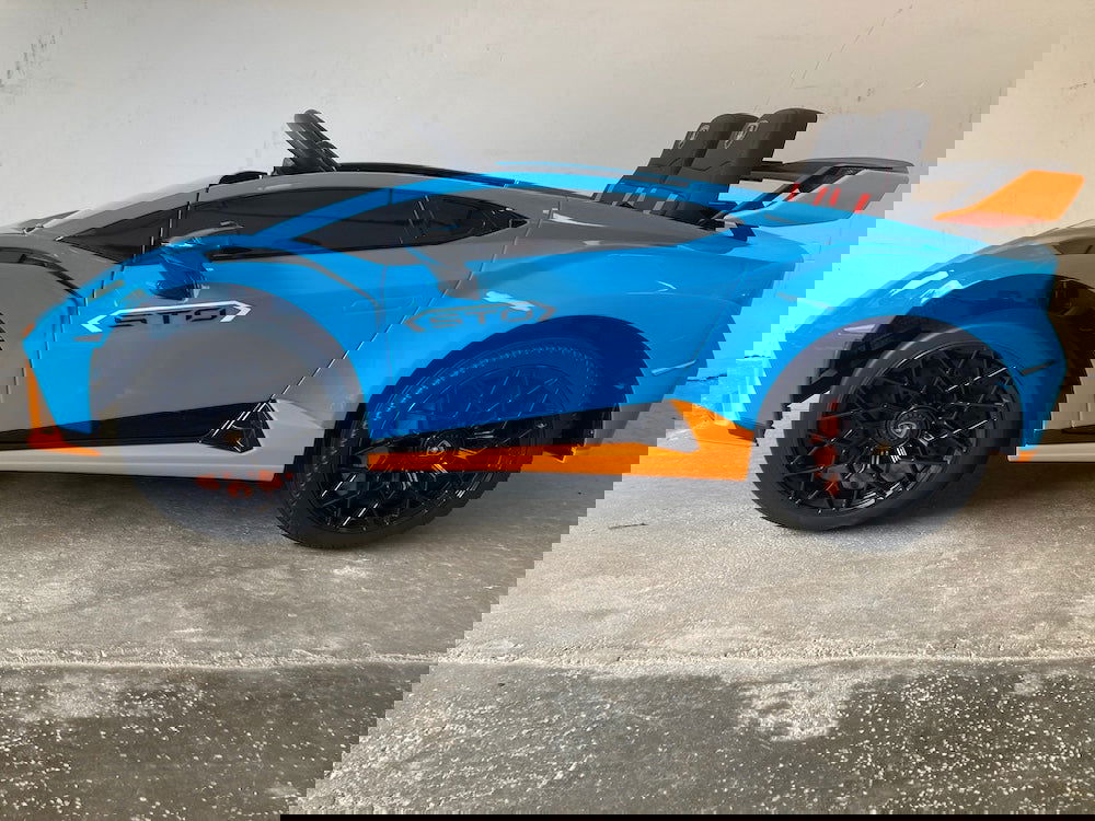 Kinderauto Lamborghini Huracan STO drift blauw - RideCars