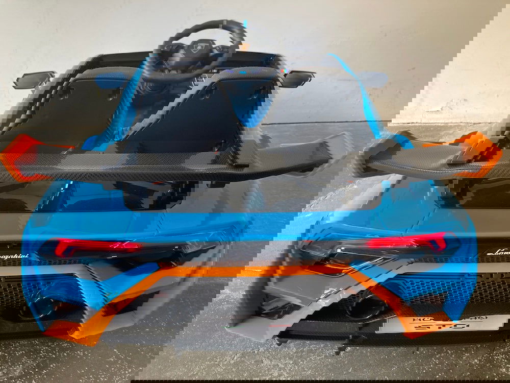 Kinderauto Lamborghini Huracan STO drift blauw - RideCars