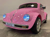Kinderauto Volkswagen kever roze - 12 volt - RideCars
