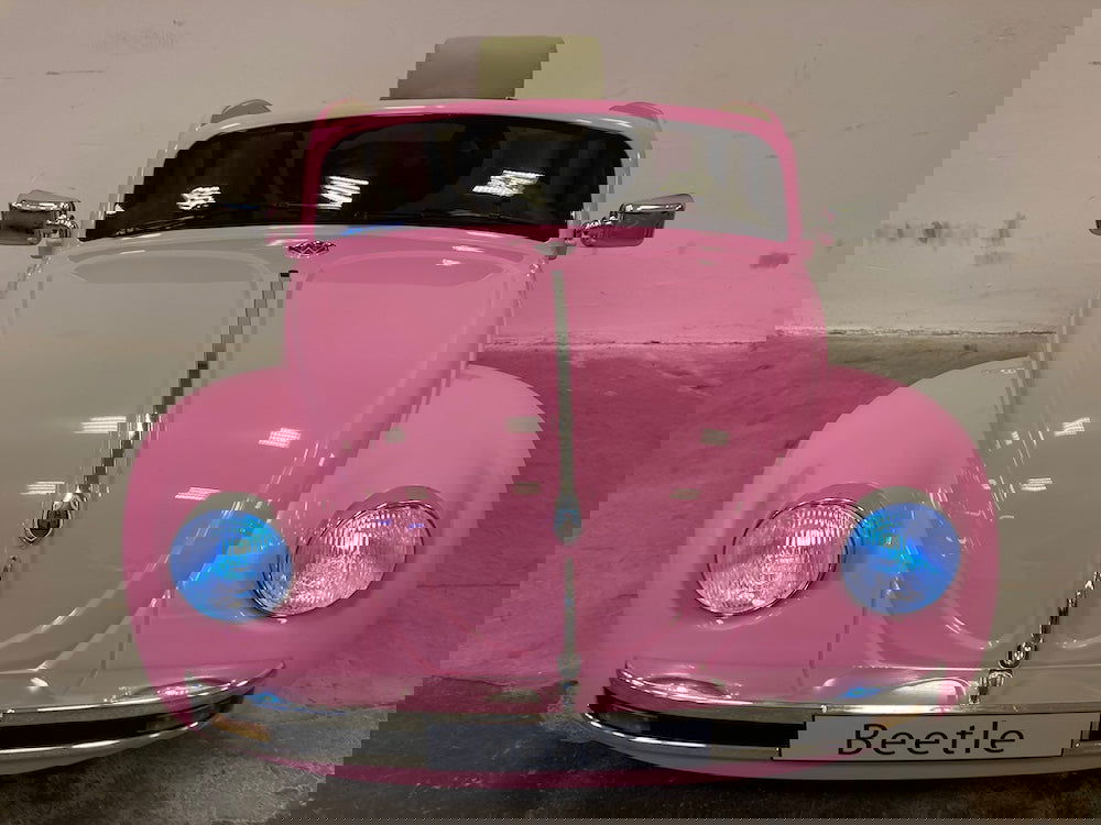 Kinderauto Volkswagen kever roze - 12 volt - RideCars