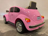 Kinderauto Volkswagen kever roze - 12 volt - RideCars