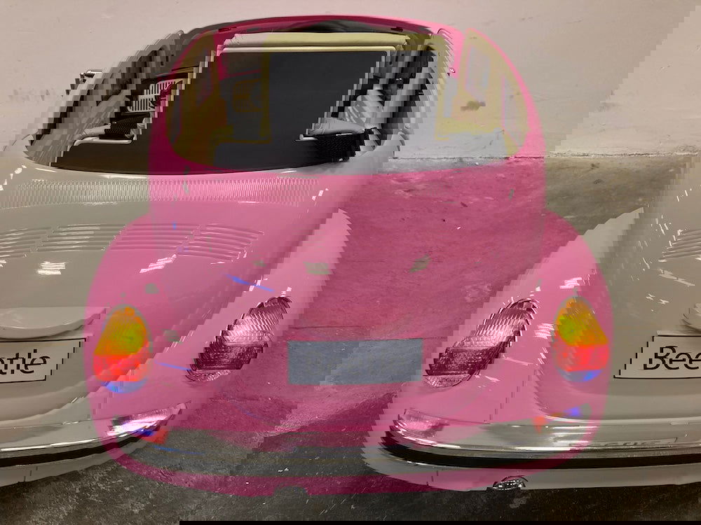 Kinderauto Volkswagen kever roze - 12 volt - RideCars