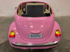Kinderauto Volkswagen kever roze - 12 volt - RideCars