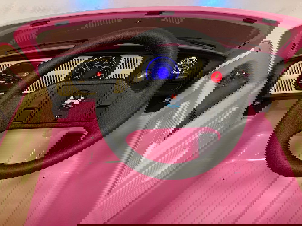 Kinderauto Volkswagen kever roze - 12 volt - RideCars