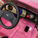Kinderauto Volkswagen kever roze - 12 volt - RideCars